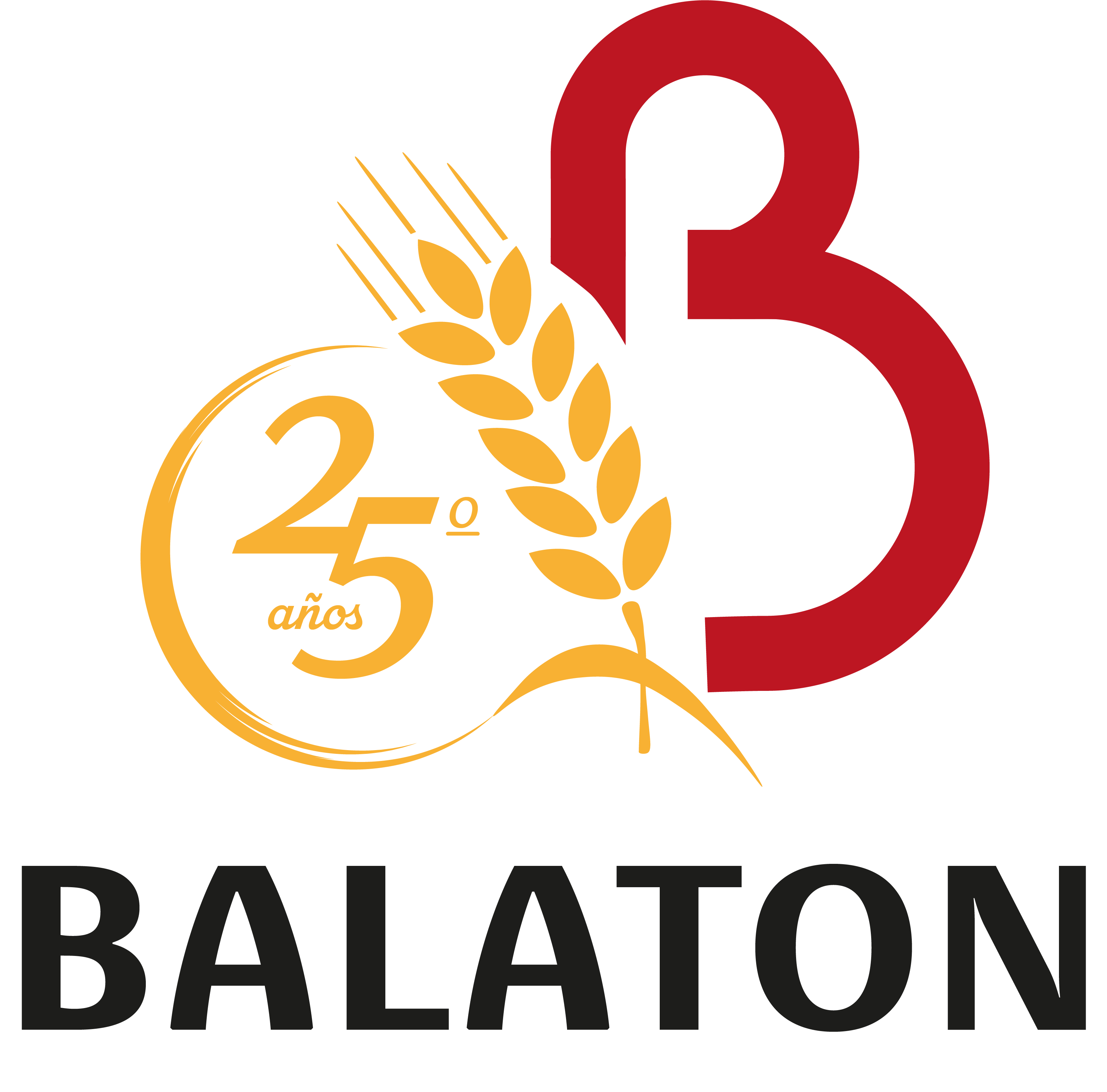 Isologo de BALATON Molino harinero harinas 000 y 0000 semolin y salvado bolsas 25kg 50 kg